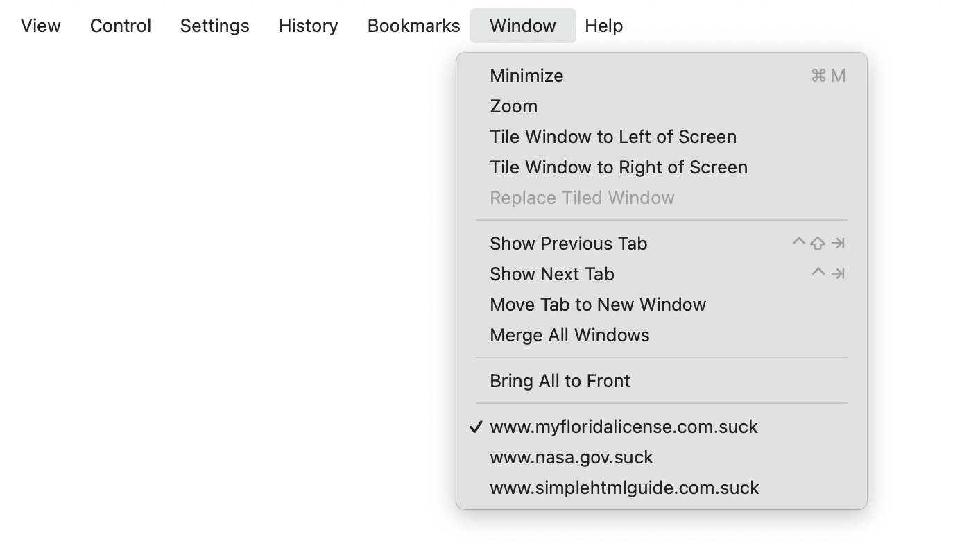 WindowMenu